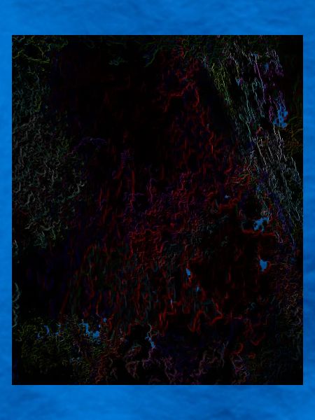 Dunkle Neonlinien Muster