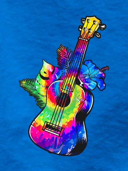 Hawaiian Ukulele Uke Tie Dye