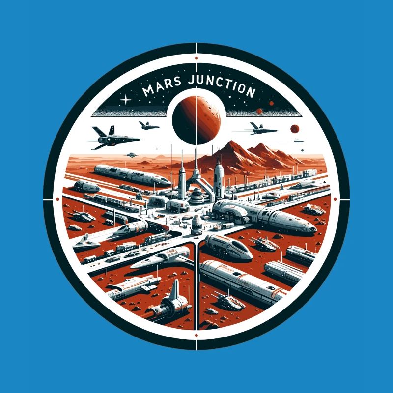 Mars Junction Spaceport Patch