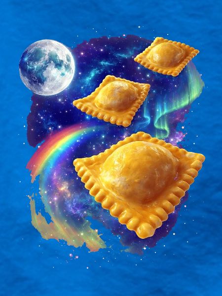 Weltraum Ravioli