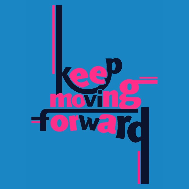 Keep Moving Forward Pink Statement Shirt
