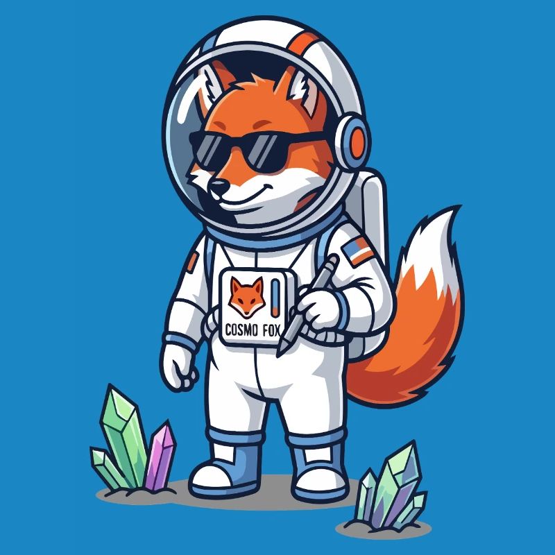 Cosmo Fox Astronaute Explorateur Spatial