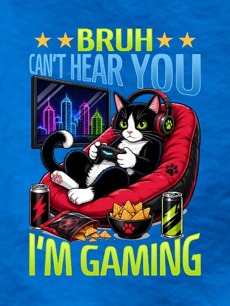 Gamer Gaming Cat Video Game