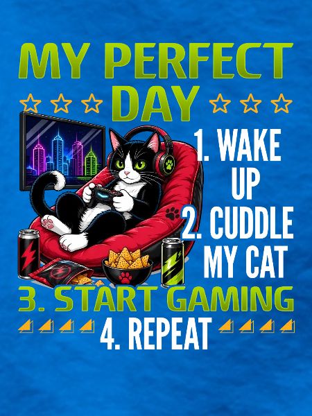 Gamer Gaming Cat Video Game