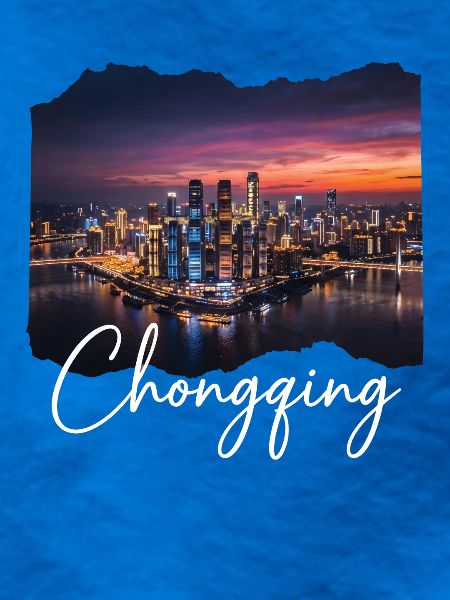 Chongqing Skyline Abendlicht