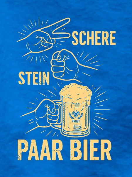 Klopfende Bierfreunde