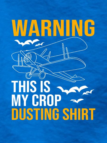 Crop Duster Flugzeug Pilot