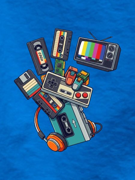80er 90er Retro Technik & Gaming