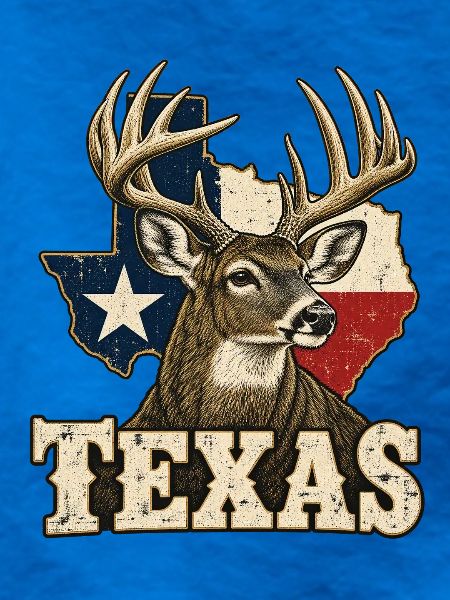 Texas Hirsch Flagge