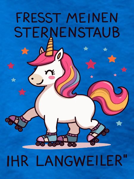 Rollschuh Einhorn