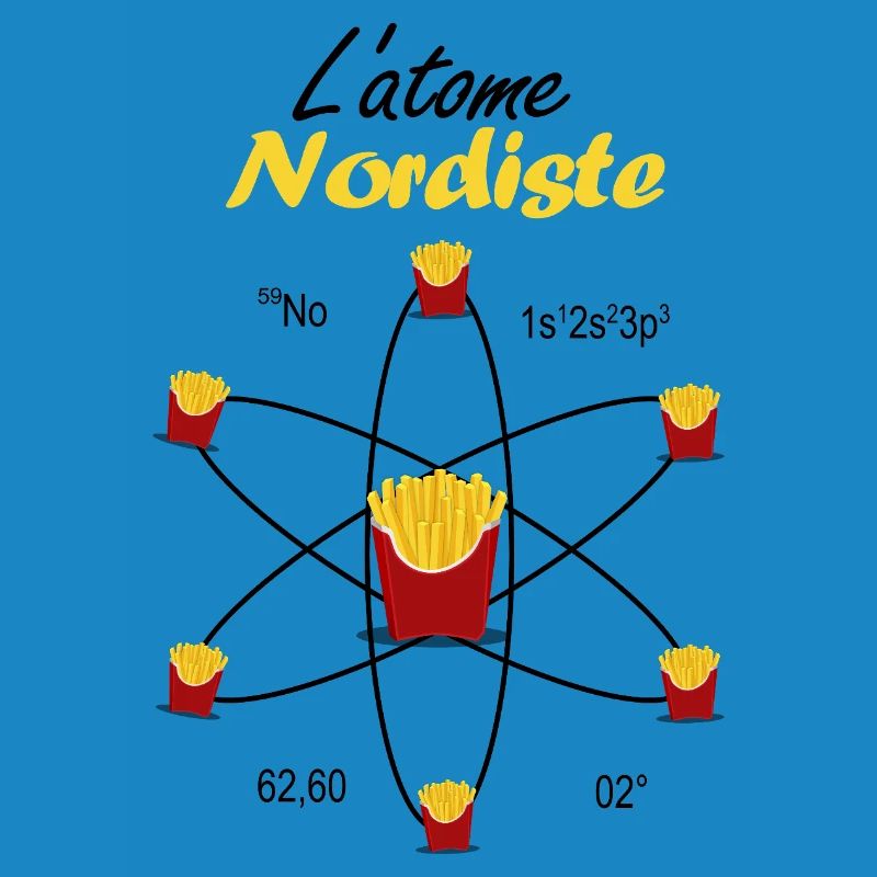 Nördliches Atom Geschenk Ch'ti Science Pride Emblem