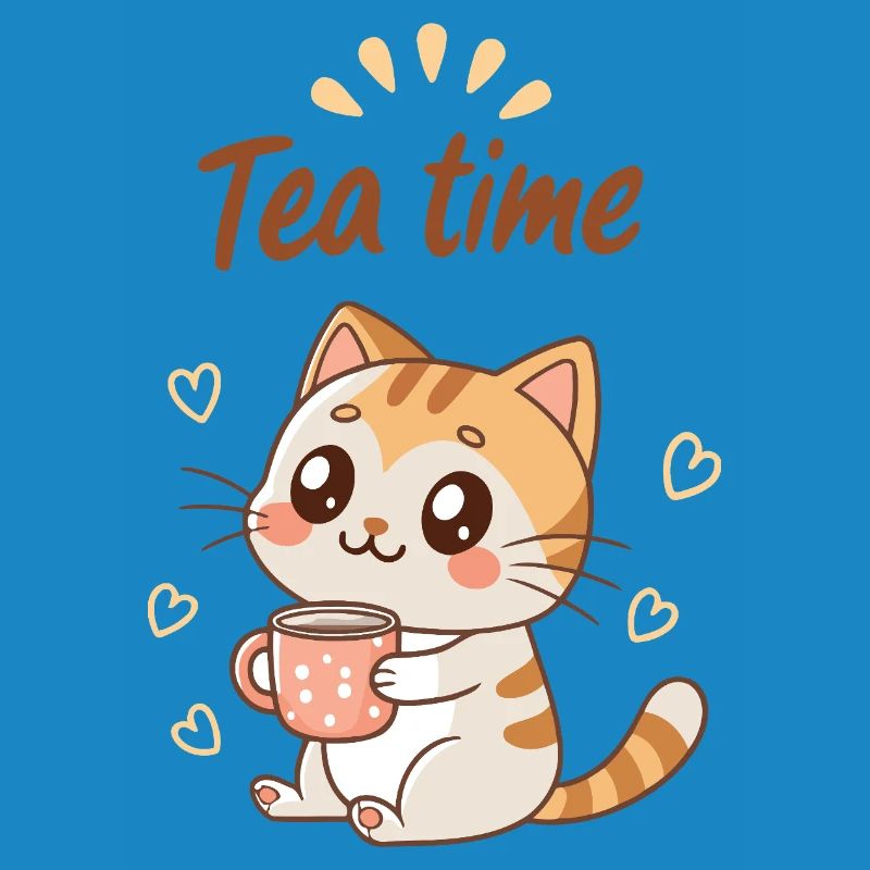 Mignon Chat Tea Time Douceur Cozy