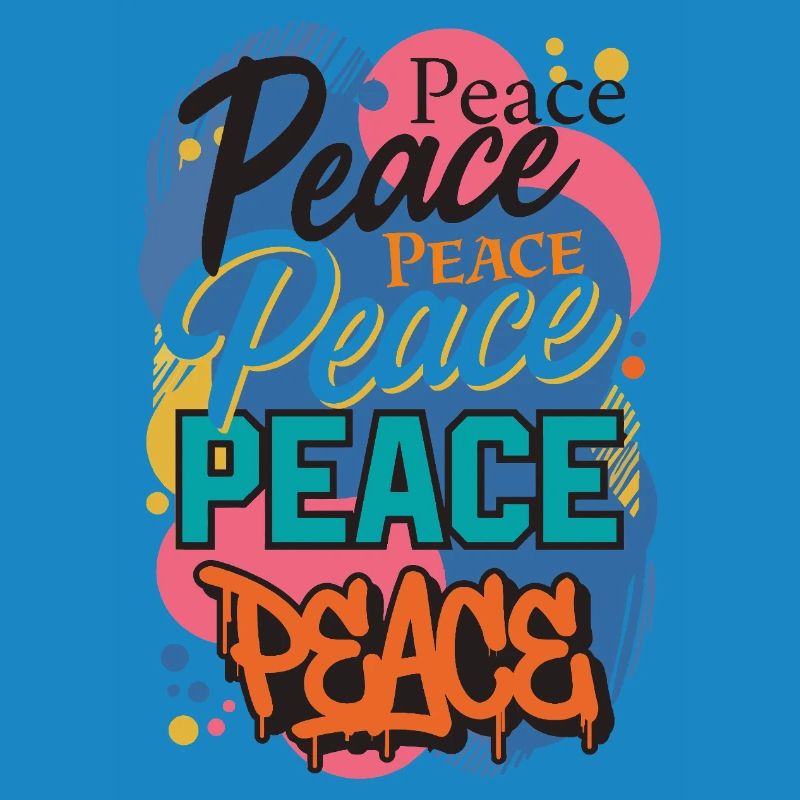 Peace als Graffiti