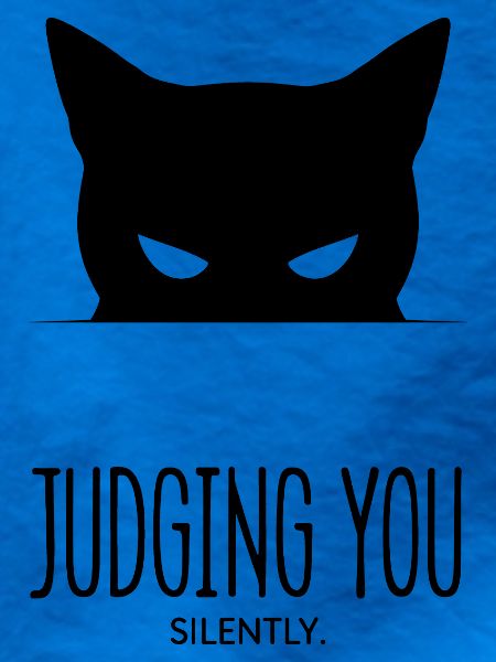 Judging you