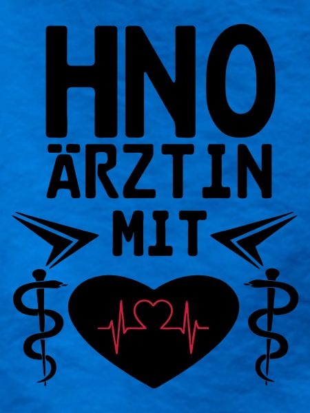 HNO Ärztin mit Herz Geschenk