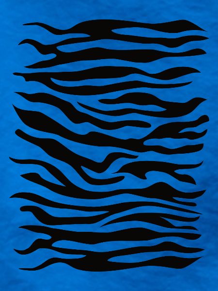Zebra Muster schwarz