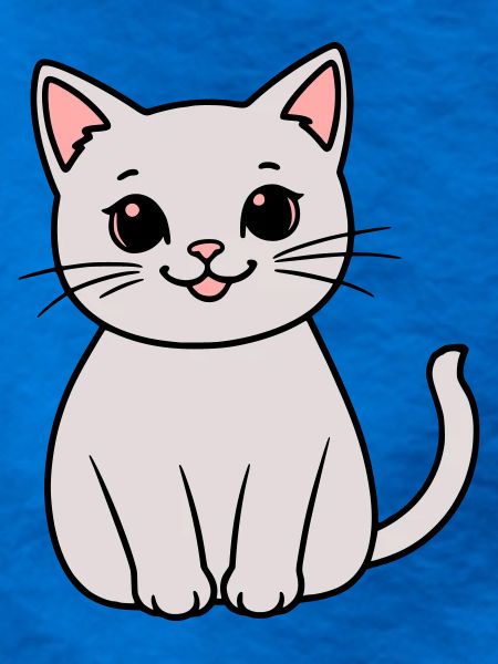 chaton gris