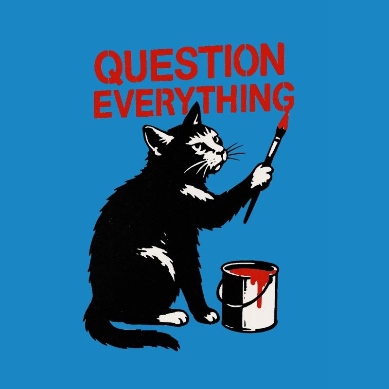 Questioning Everything: Cat Art