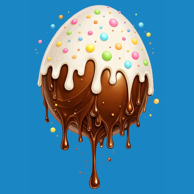 Chocolate Egg with Frosting
