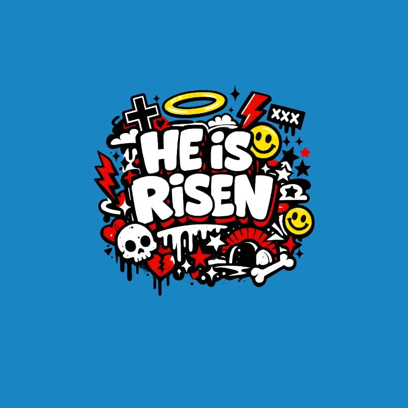 Il est Risen Graffiti Easter