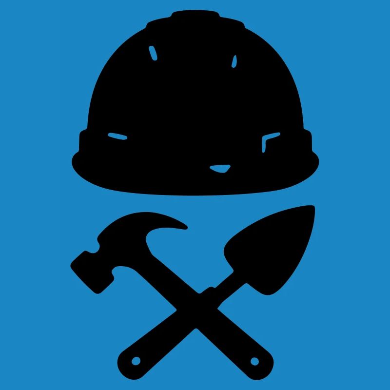T-shirt Construction - Builder Tools Helmet