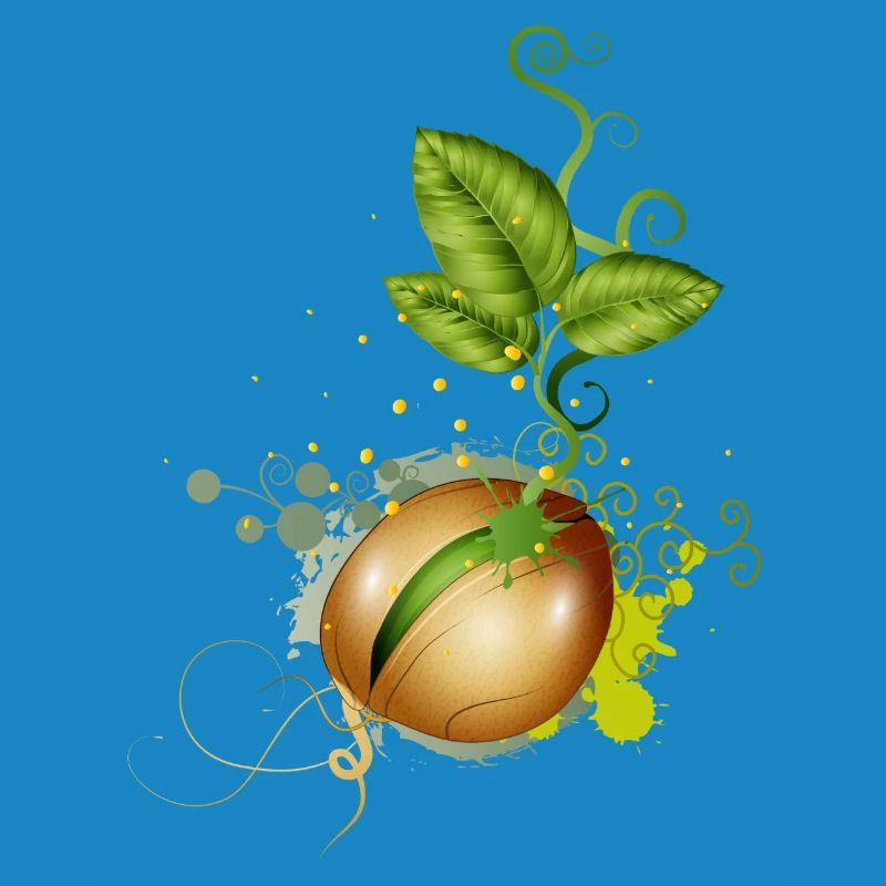 tender germinates in the soil