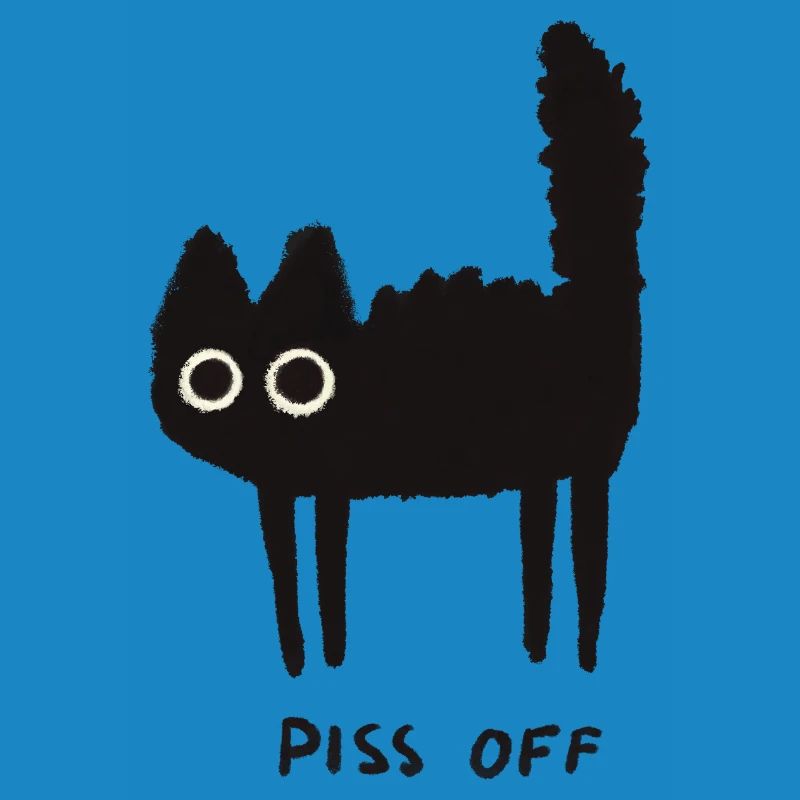 Grumpy Kitty Vibes - Laissez-moi tranquille