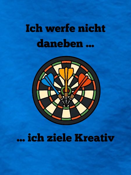 Dartboard Farbkreis mit Darts