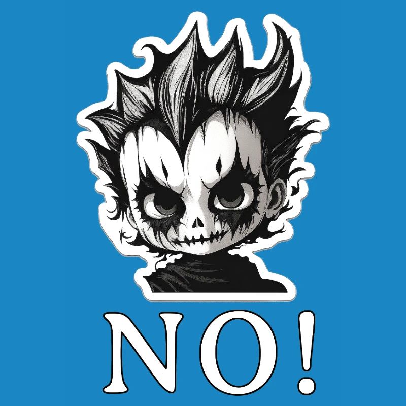 Punk Skull Mohawk NO - NO
