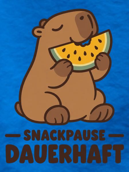 Snackpause dauerhaft Wasserschwein Melone