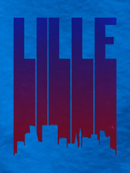 Lille Skyline Gradient