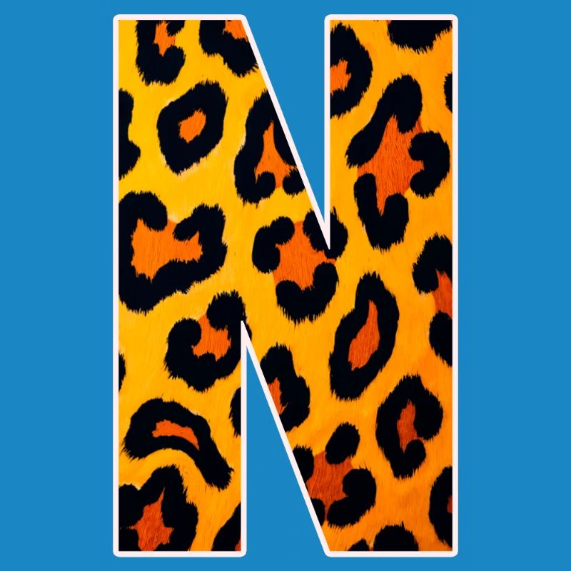 Neon Leopard Print YellowOrange