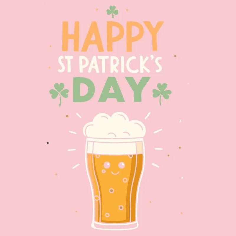 Pinte joyeuse Saint-Patrick