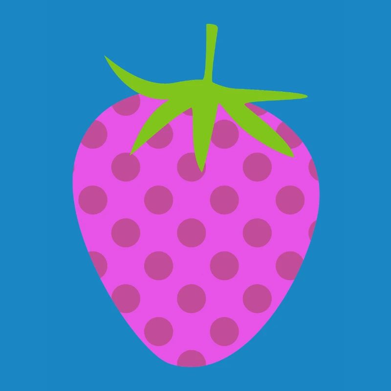 Strawberry Dots Dots Fruit Pink Dots Pattern