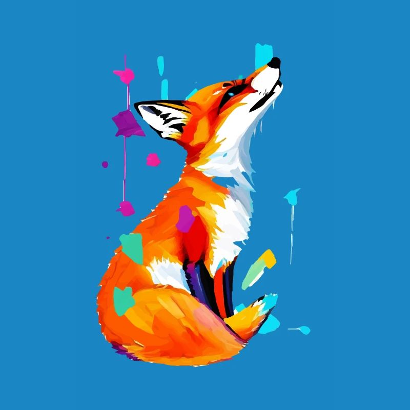 Color Explosion Fox