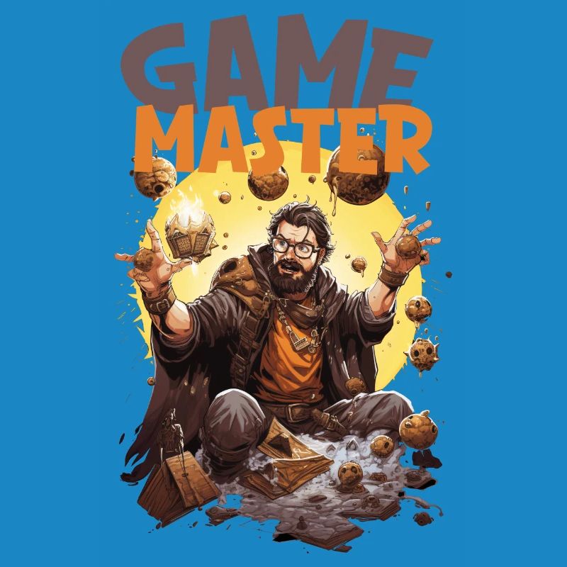 Game Master with Flying Dice – RPG Nerd
