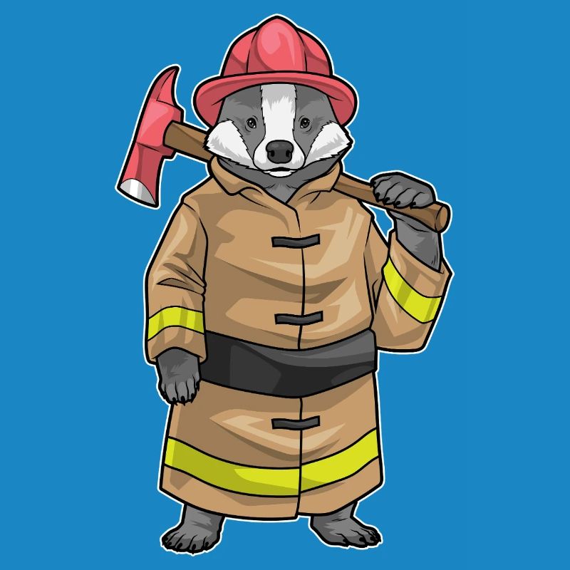 Badger Pompier Hache Brigade de pompiers