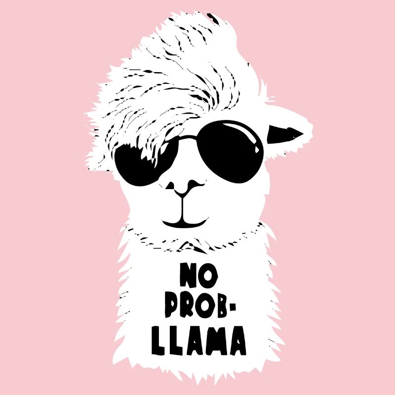 Llama Problem-Free Glasses