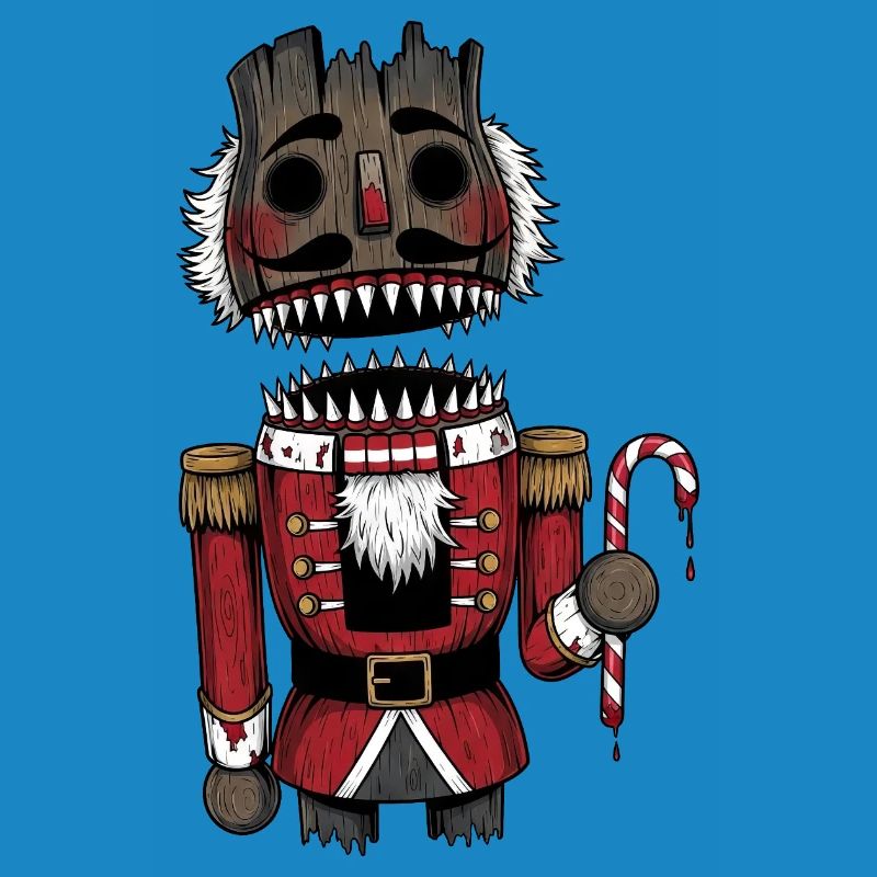 Dark Nutcracker Horror Christmas Gothic