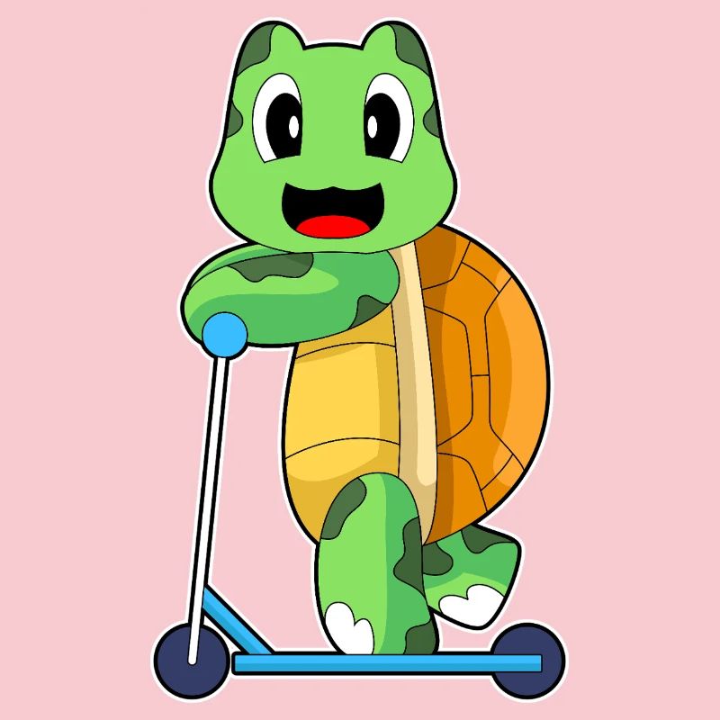 Turtle scooter