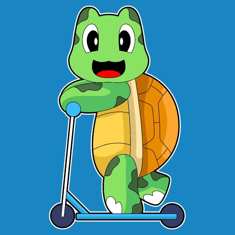 Turtle scooter