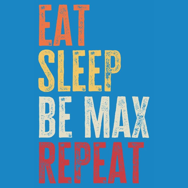 Mange, dors Be Max Répéter Nom rétro
