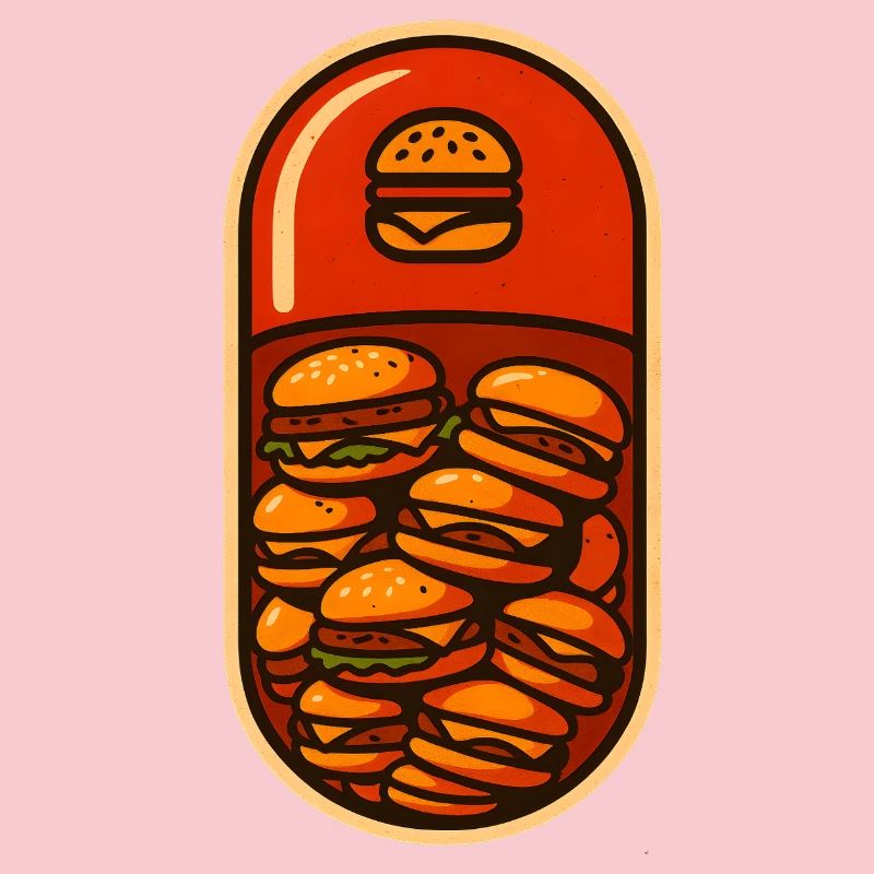 Drôle de hamburger Stack Lover Design