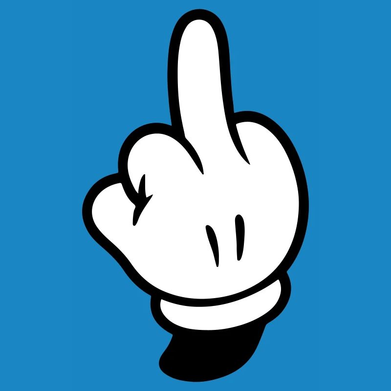 Middle Finger Hand Comic