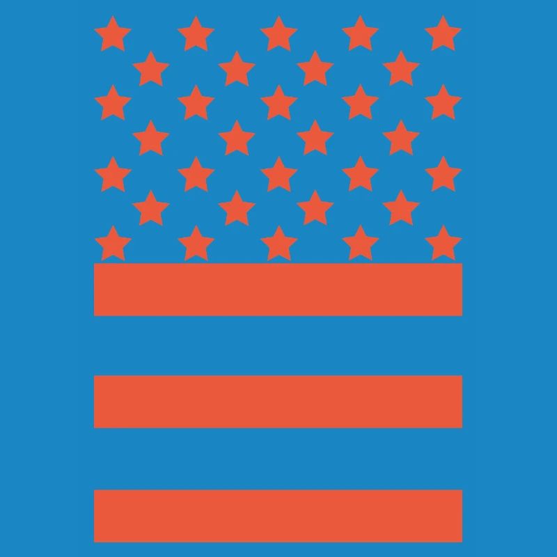Star Stripe Graphic Pattern