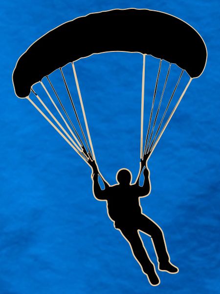 Paragleiter Silhouette