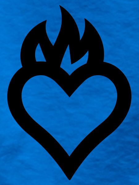 flammendes Herz