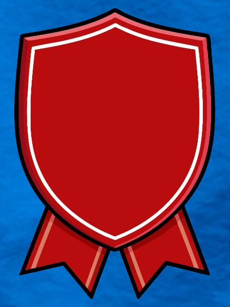 Rotes Award-Bandabzeichen