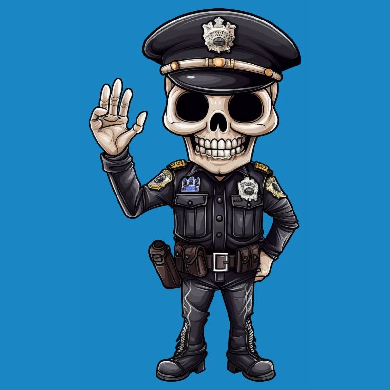 Skeleton Policeman
