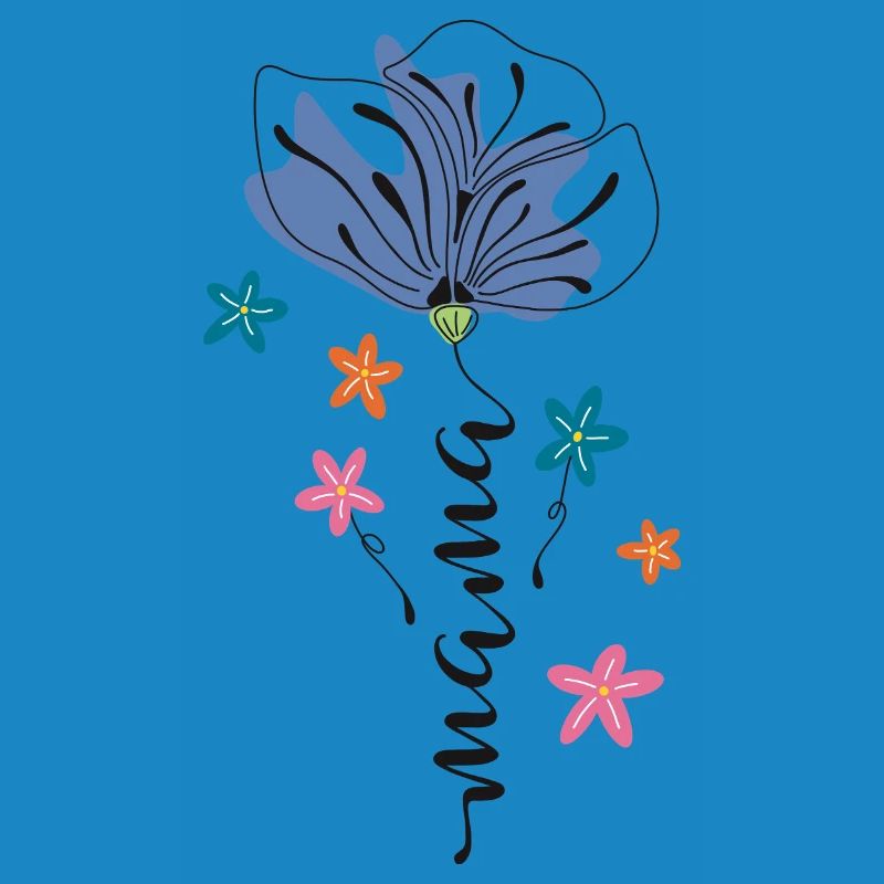 Maman – Conception 🌸💙 de fleurs